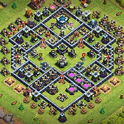 Base plan (layout), Town Hall Level 13 for trophies (defense) (#3269)