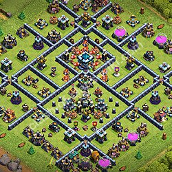 Base plan (layout), Town Hall Level 13 for trophies (defense) (#3311)