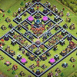 Base plan (layout), Town Hall Level 13 for trophies (defense) (#3621)