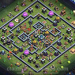 Base plan (layout), Town Hall Level 13 for trophies (defense) (#41)