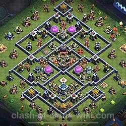 Base plan (layout), Town Hall Level 13 for trophies (defense) (#63)