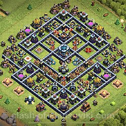 Base plan (layout), Town Hall Level 13 for trophies (defense) (#7)
