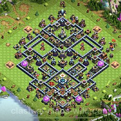 Base plan (layout), Town Hall Level 13 for trophies (defense) (#777)