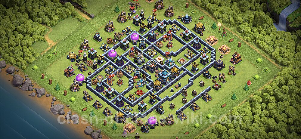 TH13 Trophy Base Plan with Link, Anti Everything, Copy Town Hall 13 Base Design 2023, #31
