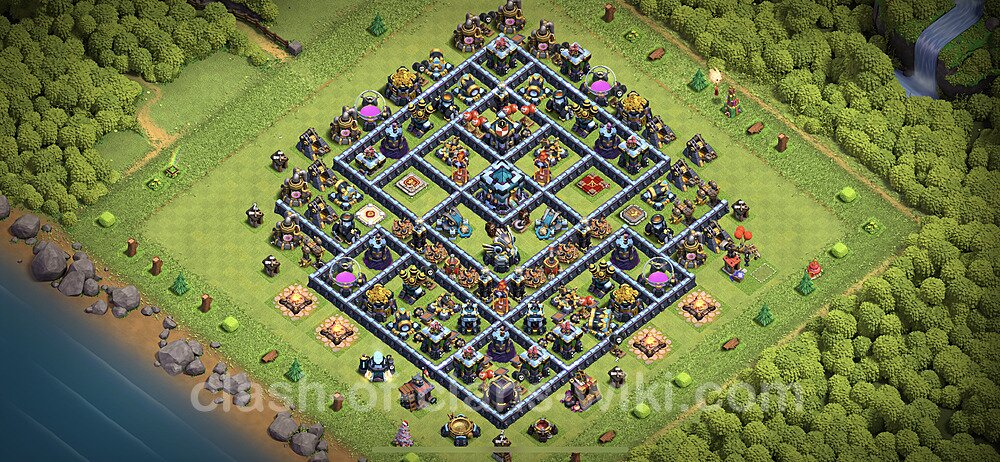 Anti Everything TH13 Base Plan with Link, Legend League, Copy Town Hall 13 Design 2023, #7