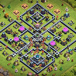 Base plan (layout), Town Hall Level 13 for farming (#3620)