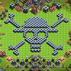 Die Base Rathaus LvL 13 Troll / Funny (#2633)