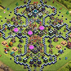Base plan (layout), Town Hall Level 13 Troll / Funny (#2710)