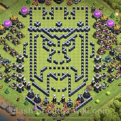 Base plan (layout), Town Hall Level 13 Troll / Funny (#3)