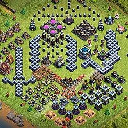 Base plan (layout), Town Hall Level 13 Troll / Funny (#3711)