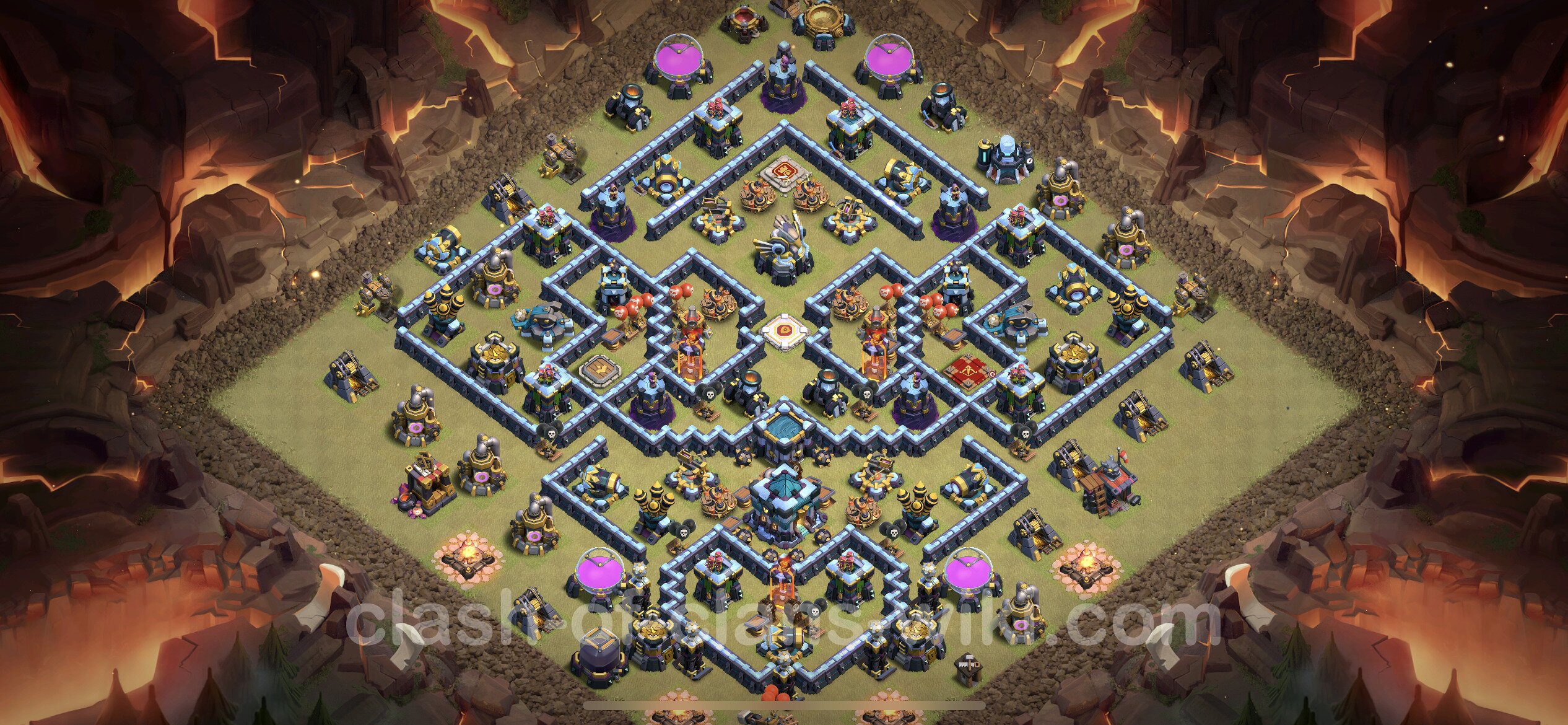 Best War Base Th13 With Link, Anti Everything 2023 - Town Hall Level 13 