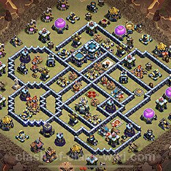 Base plan (layout), Town Hall Level 13 for clan wars (#107)