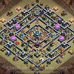 Base plan (layout), Town Hall Level 13 for clan wars (#113)