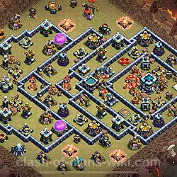 Base plan (layout), Town Hall Level 13 for clan wars (#1208)