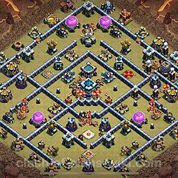 Base plan (layout), Town Hall Level 13 for clan wars (#1215)