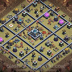 Base plan (layout), Town Hall Level 13 for clan wars (#125)
