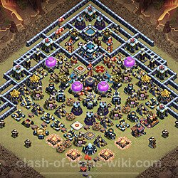 Base plan (layout), Town Hall Level 13 for clan wars (#130)