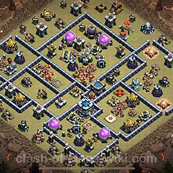 Base plan (layout), Town Hall Level 13 for clan wars (#1321)