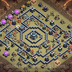 Base plan (layout), Town Hall Level 13 for clan wars (#139)