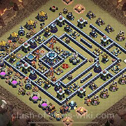 Base plan (layout), Town Hall Level 13 for clan wars (#14)