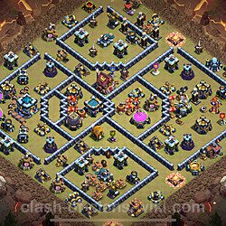 Die Base Rathaus LvL 13 für Clan Krieg (#1409)