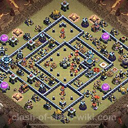 Base plan (layout), Town Hall Level 13 for clan wars (#141)