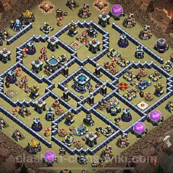 Base plan (layout), Town Hall Level 13 for clan wars (#142)