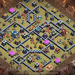 Die Base Rathaus LvL 13 für Clan Krieg (#1427)