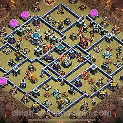 Die Base Rathaus LvL 13 für Clan Krieg (#1428)