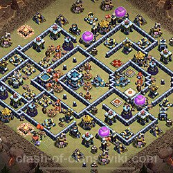 Base plan (layout), Town Hall Level 13 for clan wars (#143)