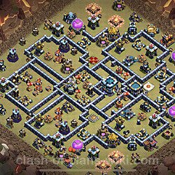 Base plan (layout), Town Hall Level 13 for clan wars (#145)