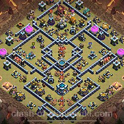 Die Base Rathaus LvL 13 für Clan Krieg (#1453)