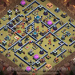 Base plan (layout), Town Hall Level 13 for clan wars (#1455)