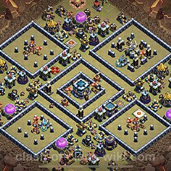 Base plan (layout), Town Hall Level 13 for clan wars (#146)