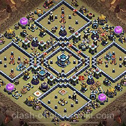 Base plan (layout), Town Hall Level 13 for clan wars (#147)