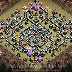 Base plan (layout), Town Hall Level 13 for clan wars (#148)
