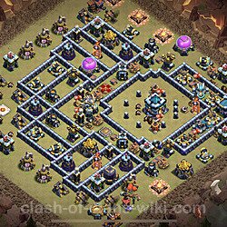 Base plan (layout), Town Hall Level 13 for clan wars (#149)