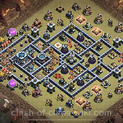 Base plan (layout), Town Hall Level 13 for clan wars (#162)