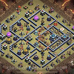 Base plan (layout), Town Hall Level 13 for clan wars (#164)