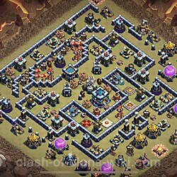 Base plan (layout), Town Hall Level 13 for clan wars (#165)