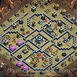 Base plan (layout), Town Hall Level 13 for clan wars (#169)