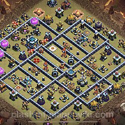 Base plan (layout), Town Hall Level 13 for clan wars (#173)