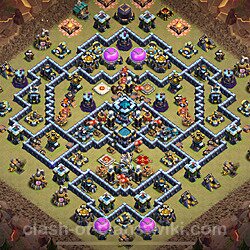 Base plan (layout), Town Hall Level 13 for clan wars (#1757)