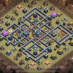 Base plan (layout), Town Hall Level 13 for clan wars (#182)