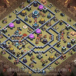 Base plan (layout), Town Hall Level 13 for clan wars (#184)