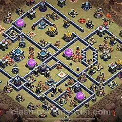 Base plan (layout), Town Hall Level 13 for clan wars (#185)