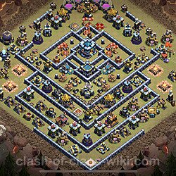 Base plan (layout), Town Hall Level 13 for clan wars (#20)