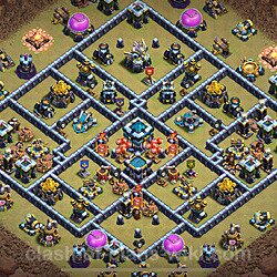 Die Base Rathaus LvL 13 für Clan Krieg (#2636)