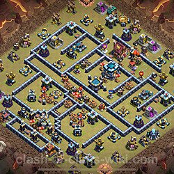 Base plan (layout), Town Hall Level 13 for clan wars (#2706)