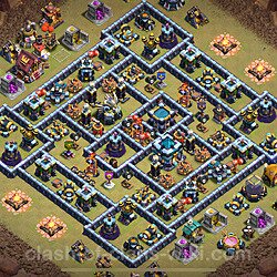 Base plan (layout), Town Hall Level 13 for clan wars (#2729)